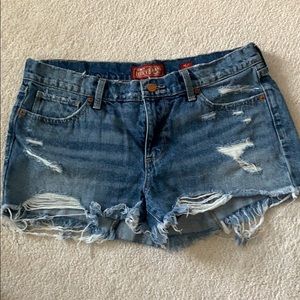 Lucky Brand Distressed Shorts Size 10/30